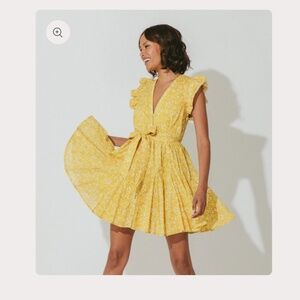 Cleobella Yellow Dress Size Large